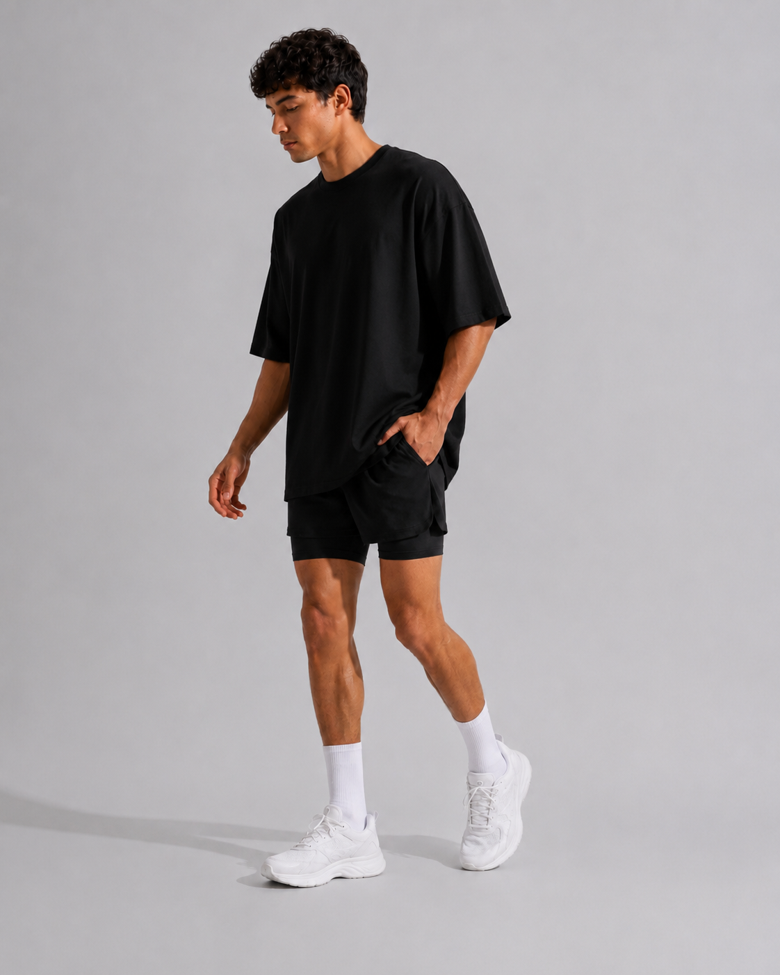 T-shirt oversize SMAUG Core – Noir