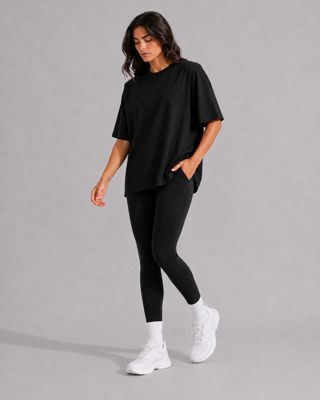T-shirt oversize SMAUG Core – Noir