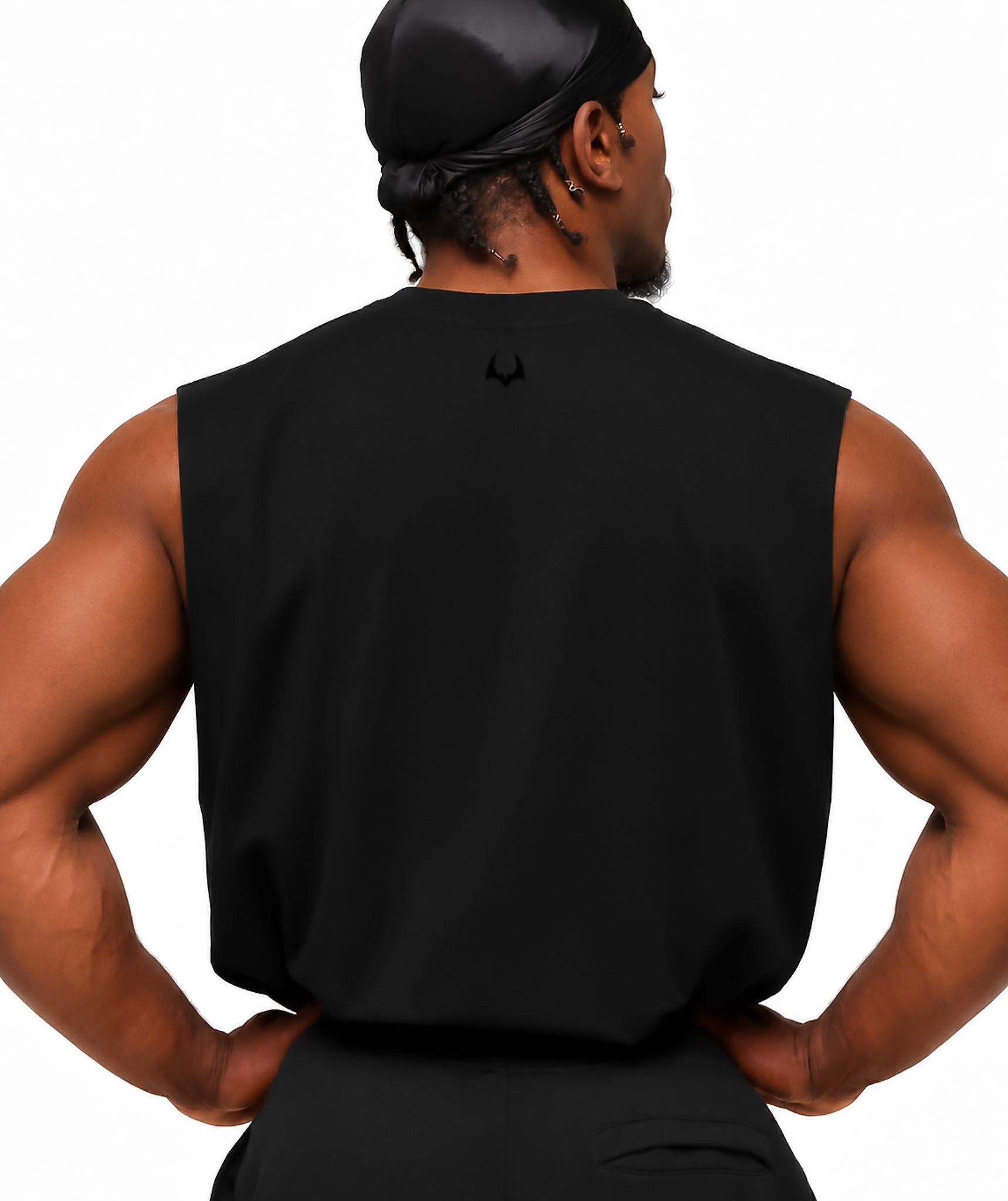 Débardeur d’entraînement oversize SMAUG Blackout – Noir